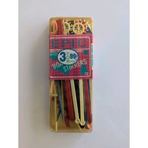 Epic Multicolor Plastic Bar Stirrers Novelty Abstract Vintage Nautical Boat